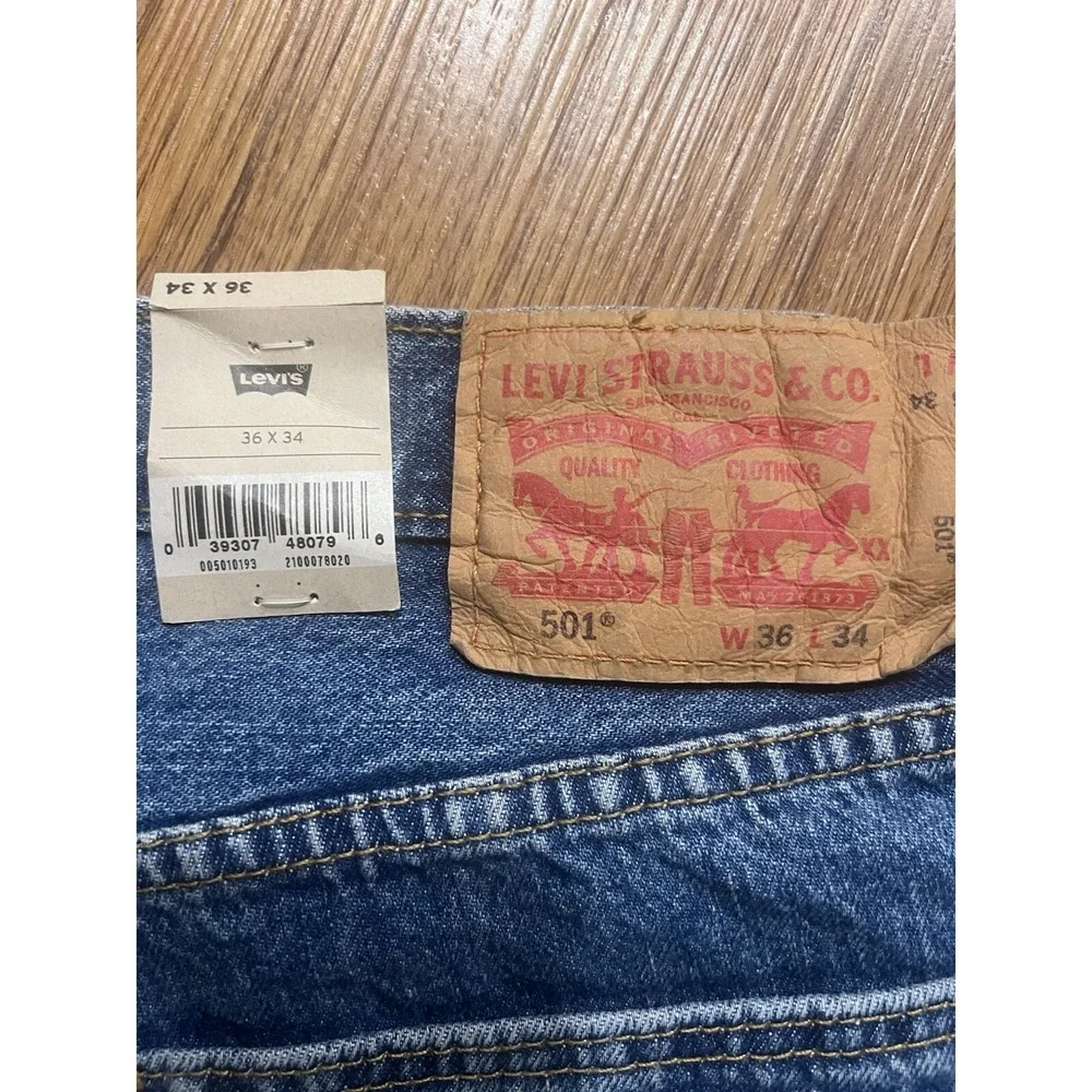 Levis 501‎ Jeans New Mens Original Button Fly